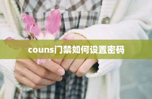 couns门禁如何设置密码