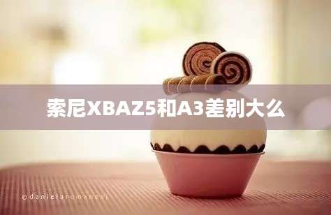 索尼XBAZ5和A3差别大么