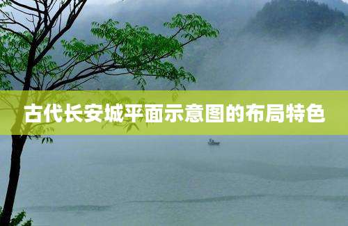 古代长安城平面示意图的布局特色