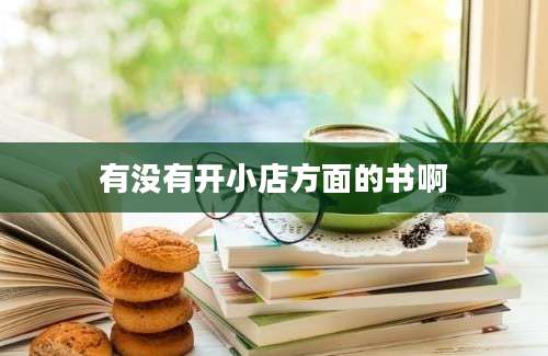 有没有开小店方面的书啊