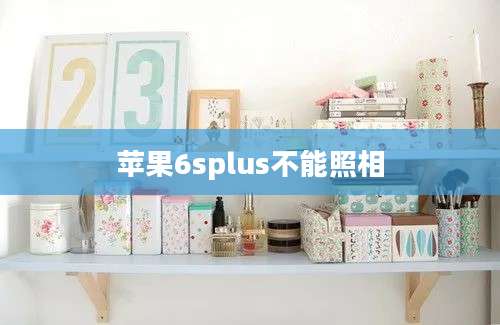 苹果6splus不能照相