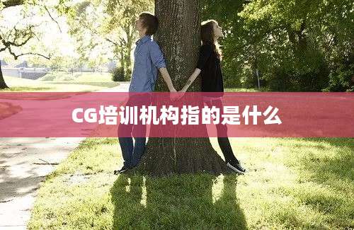 CG培训机构指的是什么