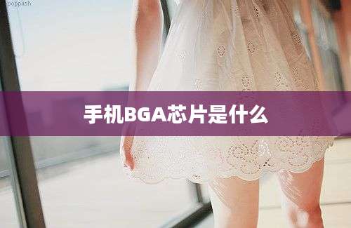 手机BGA芯片是什么