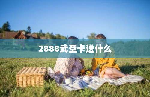 2888武圣卡送什么