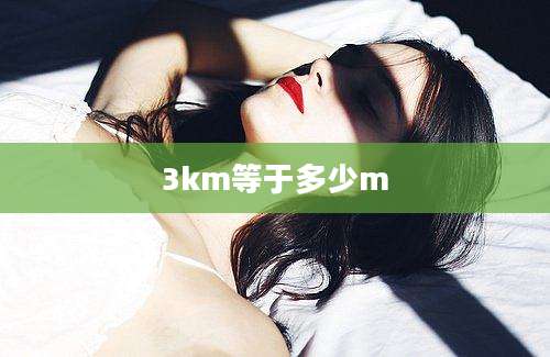 3km等于多少m