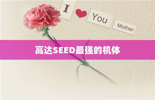 高达SEED最强的机体