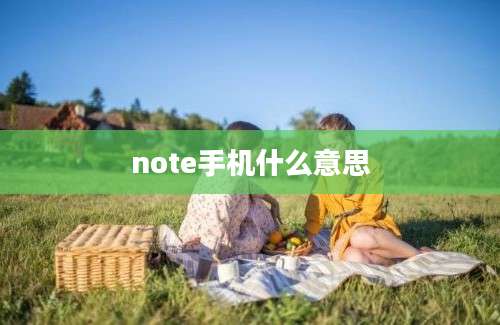 note手机什么意思