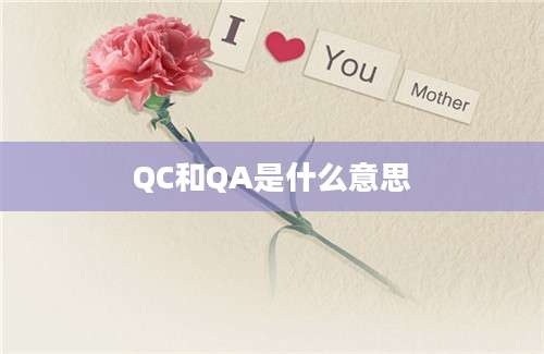 QC和QA是什么意思