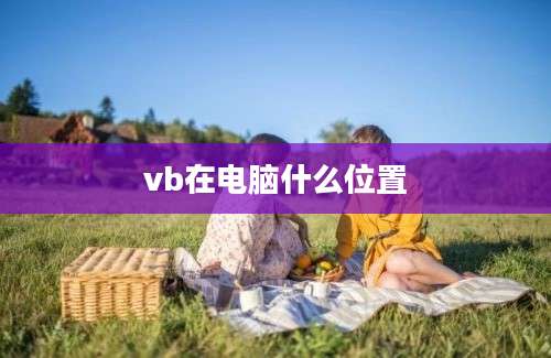 vb在电脑什么位置