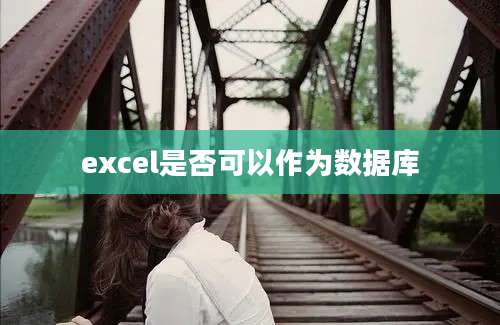 excel是否可以作为数据库