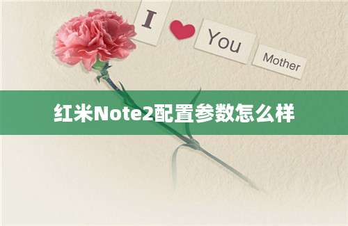 红米Note2配置参数怎么样