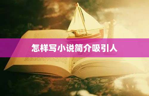 怎样写小说简介吸引人