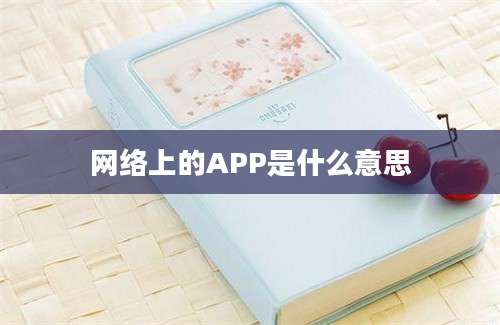 网络上的APP是什么意思