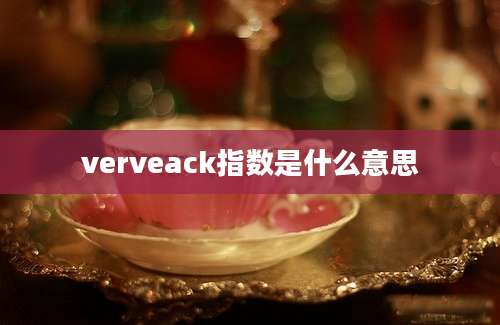 verveack指数是什么意思