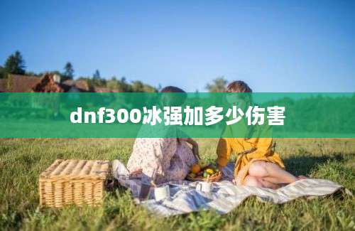 dnf300冰强加多少伤害