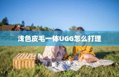 浅色皮毛一体UGG怎么打理