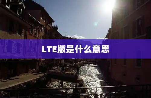 LTE版是什么意思