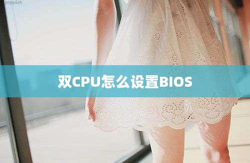 双CPU怎么设置BIOS