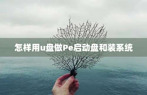 怎样用u盘做Pe启动盘和装系统