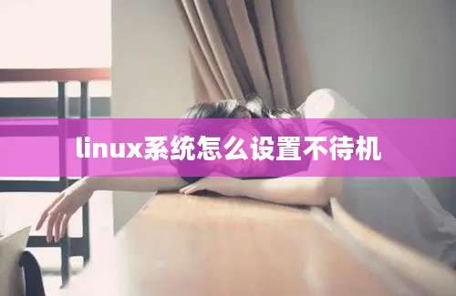 linux系统怎么设置不待机