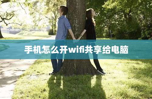 手机怎么开wifi共享给电脑