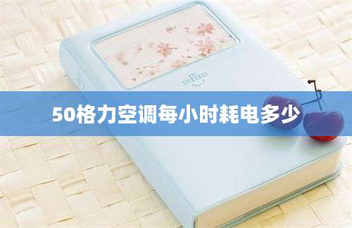 50格力空调每小时耗电多少