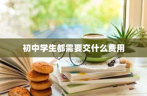 初中学生都需要交什么费用