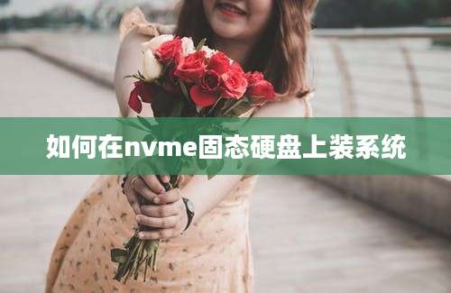 如何在nvme固态硬盘上装系统