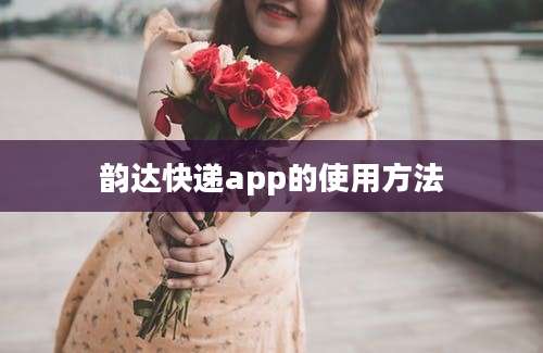 韵达快递app的使用方法