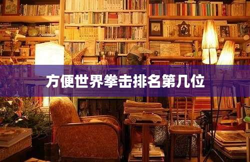 方便世界拳击排名第几位