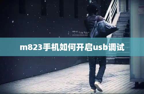 m823手机如何开启usb调试