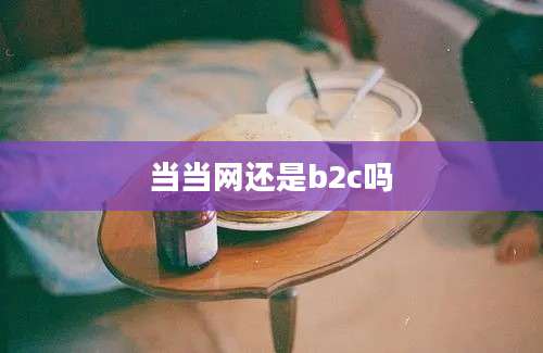 当当网还是b2c吗