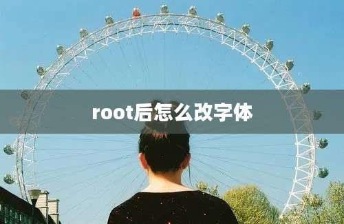 root后怎么改字体