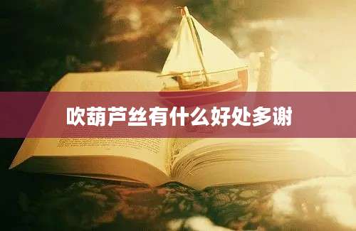 吹葫芦丝有什么好处多谢