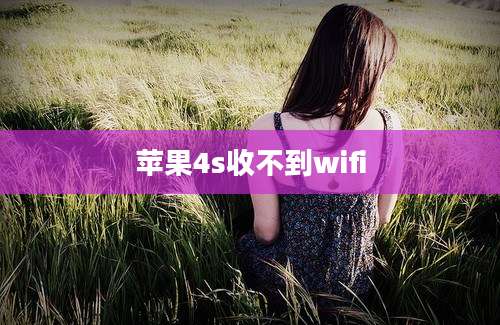 苹果4s收不到wifi