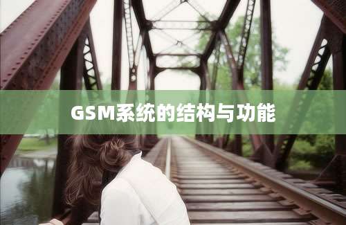 GSM系统的结构与功能