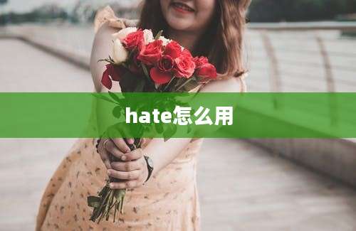 hate怎么用