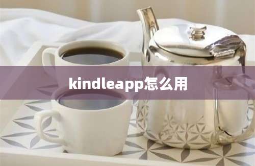 kindleapp怎么用