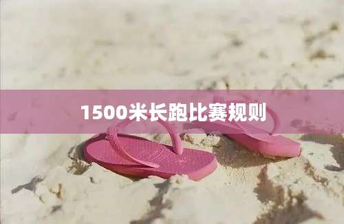 1500米长跑比赛规则