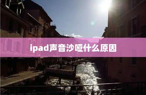 ipad声音沙哑什么原因