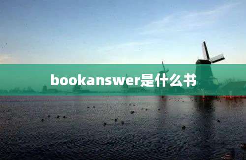 bookanswer是什么书