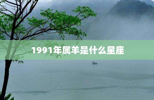 1991年属羊是什么星座