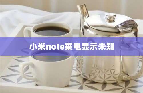 小米note来电显示未知