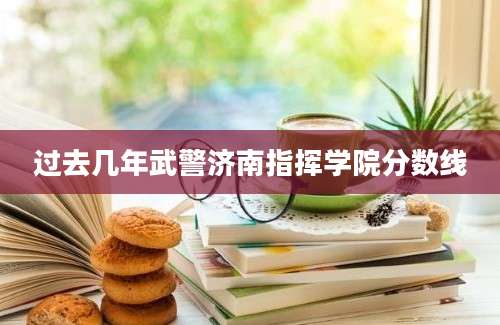 过去几年武警济南指挥学院分数线