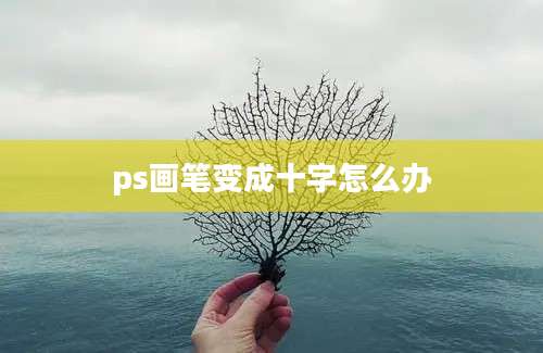 ps画笔变成十字怎么办