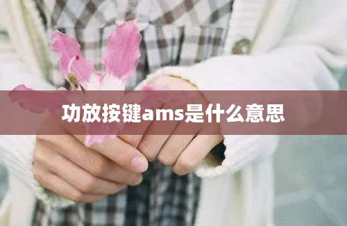 功放按键ams是什么意思