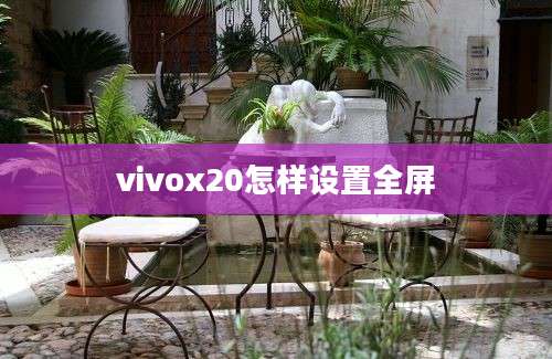 vivox20怎样设置全屏