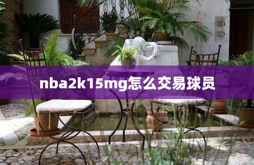 nba2k15mg怎么交易球员