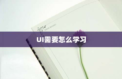 UI需要怎么学习