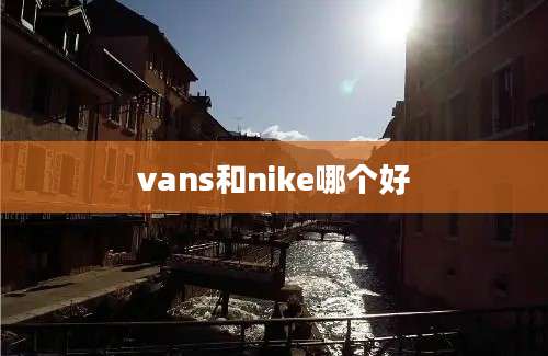 vans和nike哪个好